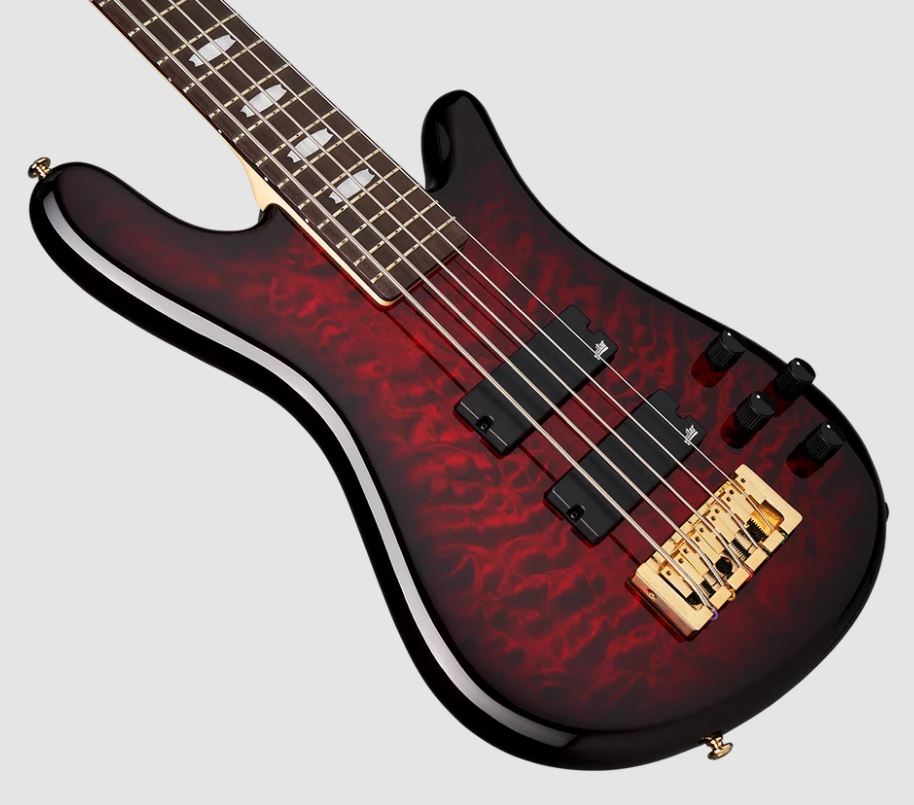 Spector Icon Ns-2 Bolt-on 5-cordes Rw - Black Cherry Gloss - Solidbody E-bass - Variation 4