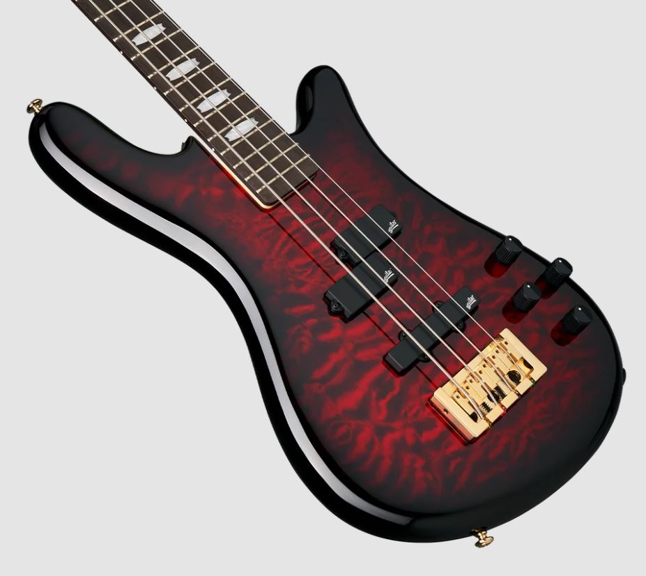 Spector Icon Ns-2 Bolt-on Rw - Black Cherry Gloss - Solidbody E-bass - Variation 1
