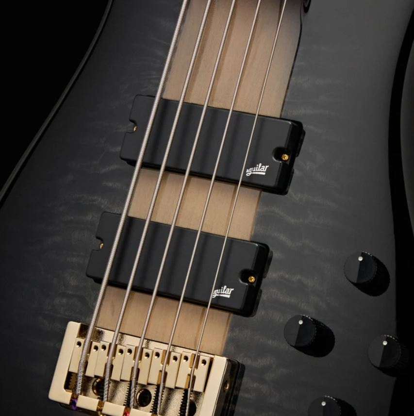 Spector Icon Ns-5 Neck-thru 5-cordes Rw - Black Stain - Solidbody E-bass - Variation 1