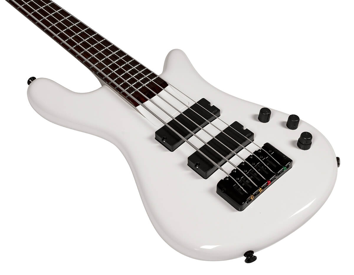 Spector Ns Bantam 5c Diapason Court Active Emg Rw - Solid White - Solidbody E-bass - Variation 2