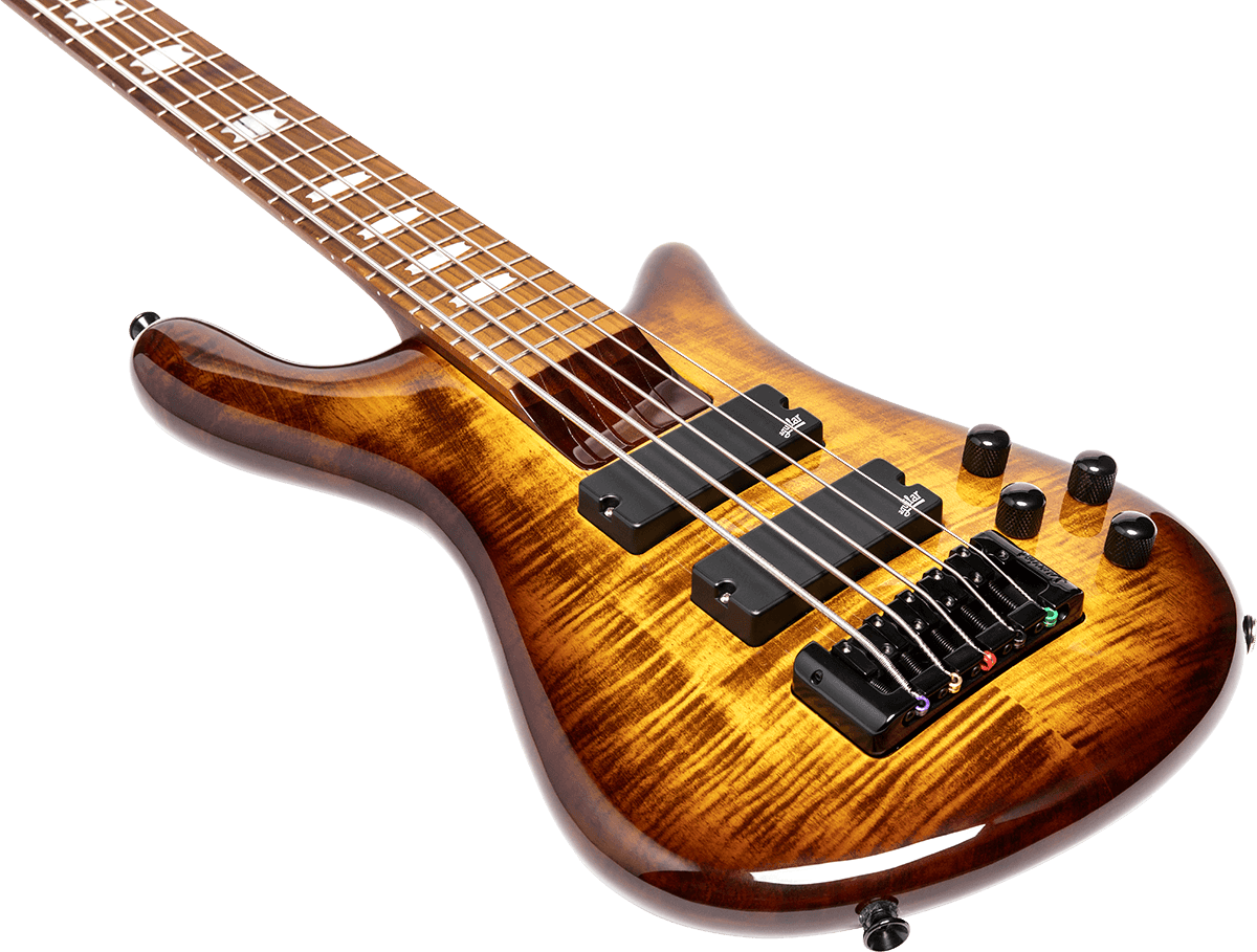 Spector Ns Eurobolt 5c Active Aguilar Mn - Tobacco Sunburst - Solidbody E-bass - Variation 2