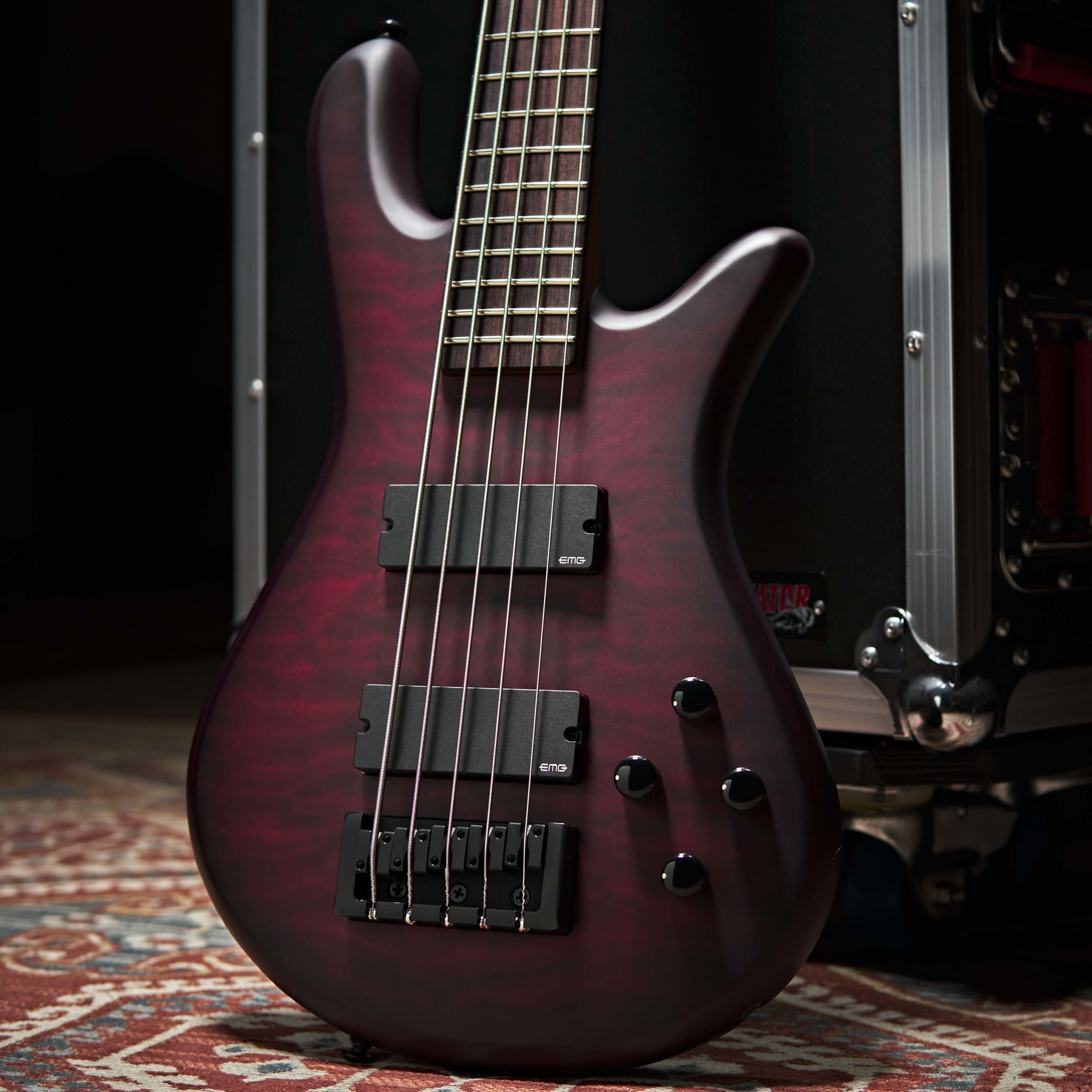 Spector Ns Pulse Ii 5c Active Emg Eb - Black Cherry Matte - Solidbody E-bass - Variation 3