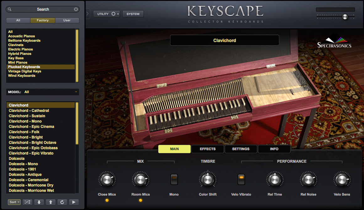 Spectrasonics Keyscape - Virtuellen Instrumente Soundbank - Variation 8