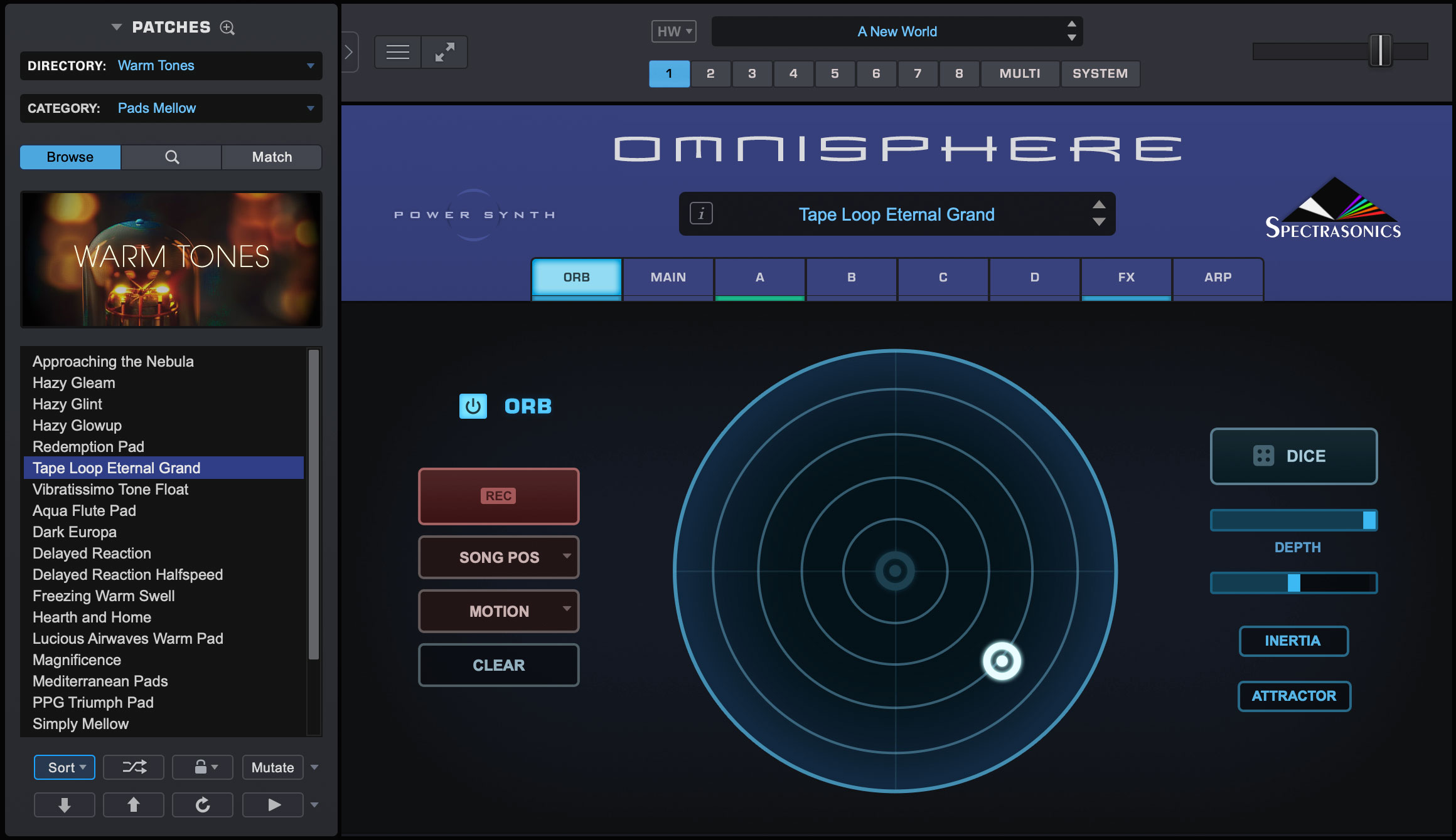 Spectrasonics Omnisphere 3 - Virtuellen Instrumente Soundbank - Variation 9