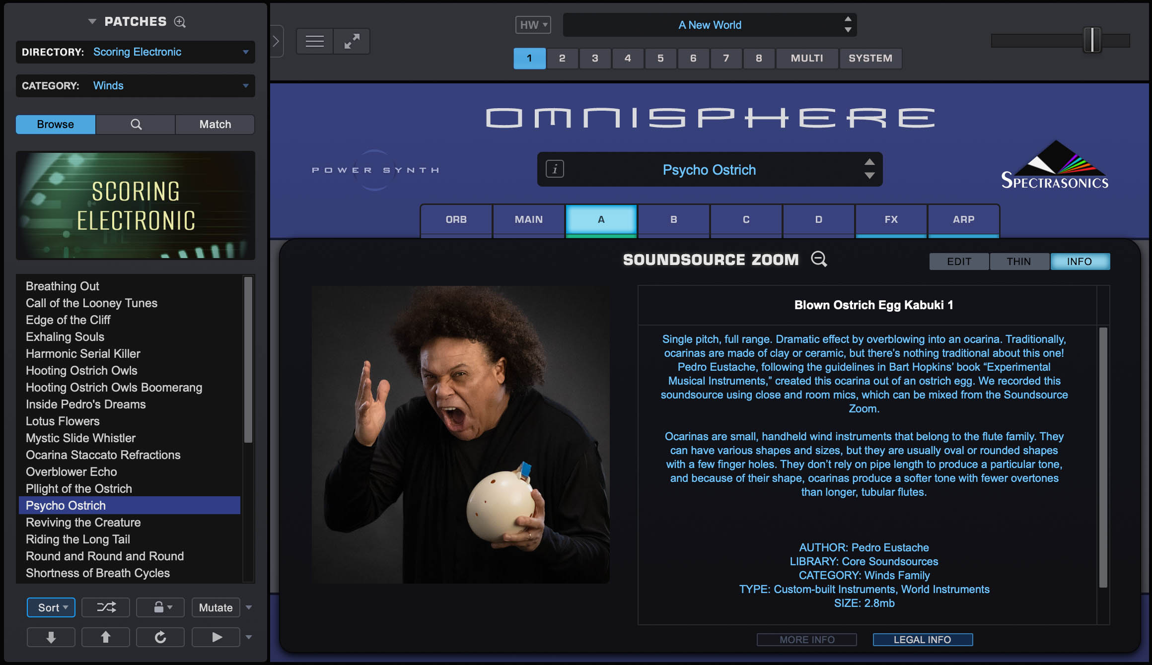 Spectrasonics Omnisphere 3 - Virtuellen Instrumente Soundbank - Variation 14