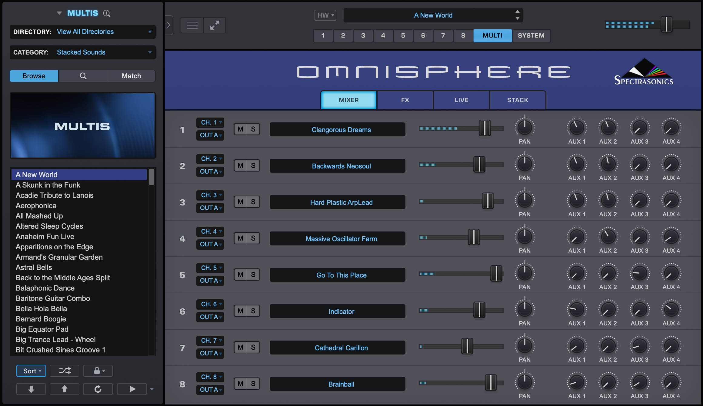 Spectrasonics Omnisphere 3 - Virtuellen Instrumente Soundbank - Variation 18