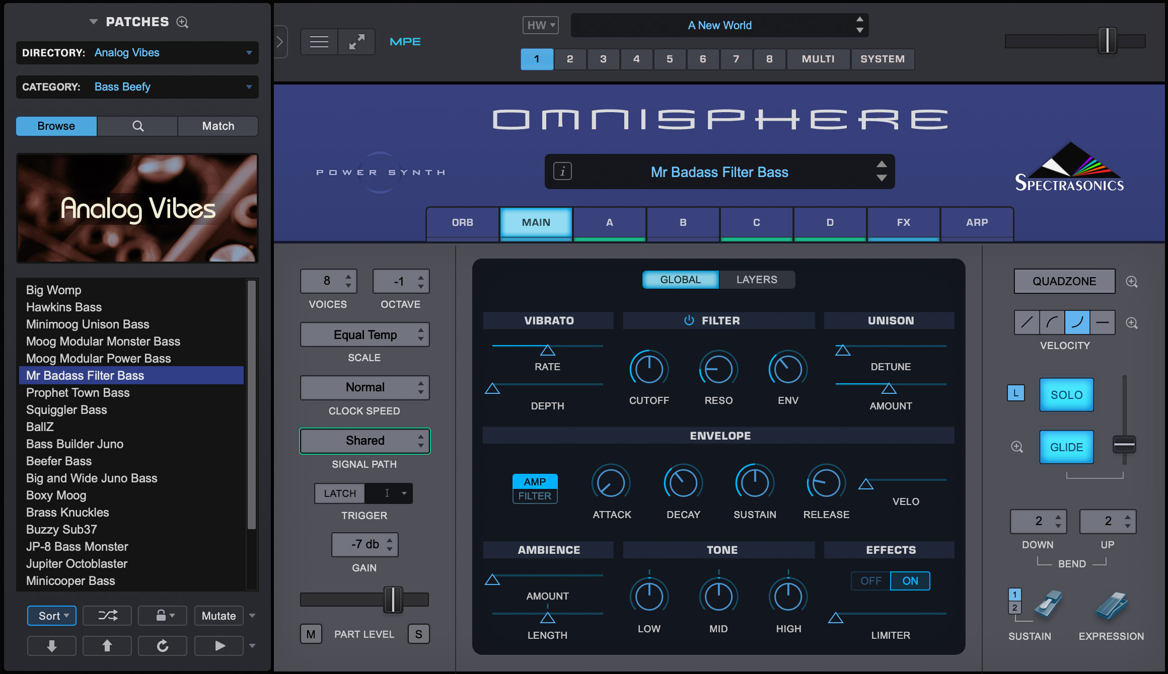Spectrasonics Omnisphere 3 - Virtuellen Instrumente Soundbank - Variation 1
