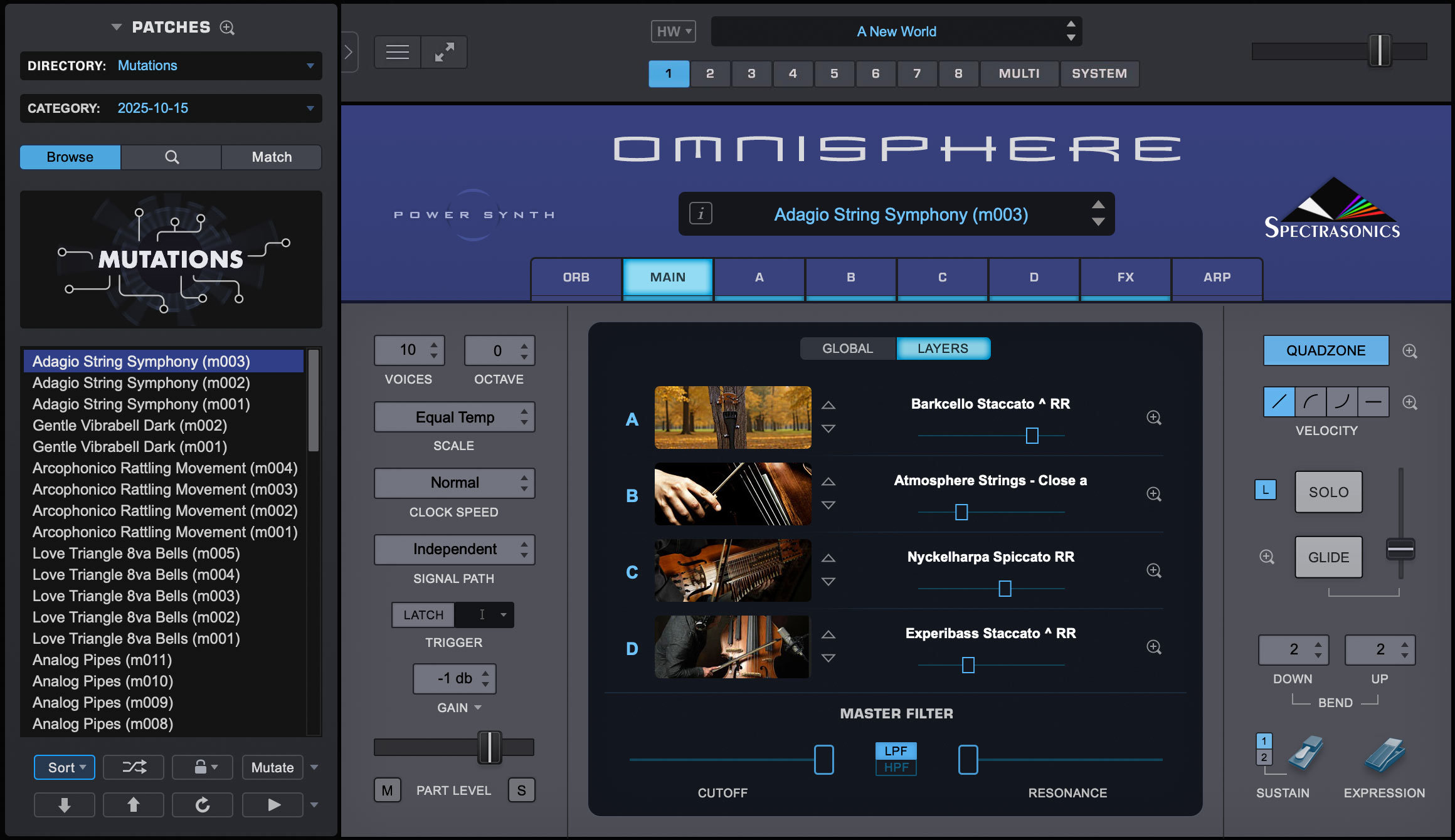 Spectrasonics Omnisphere 3 - Virtuellen Instrumente Soundbank - Variation 3