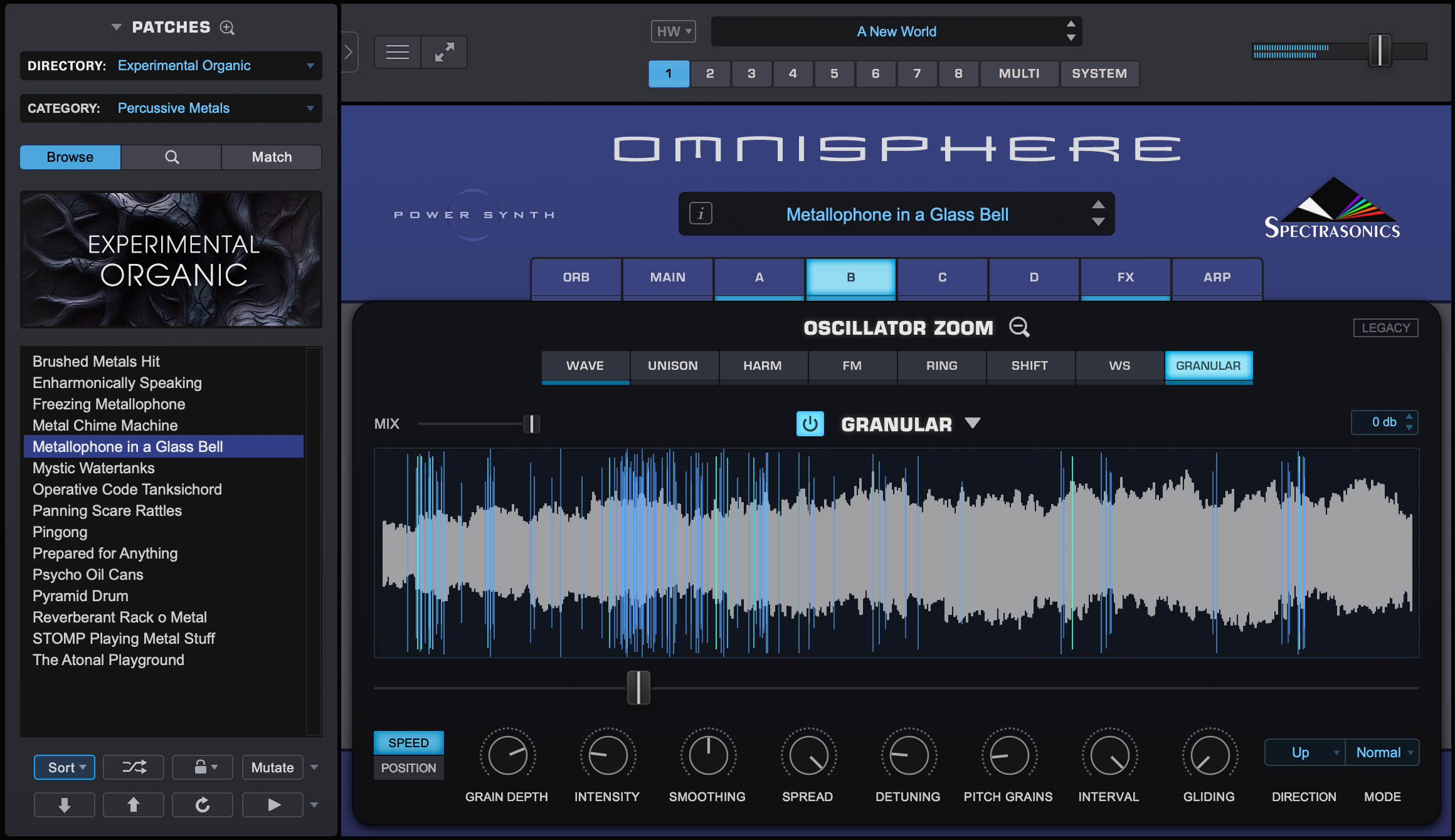 Spectrasonics Omnisphere 3 - Virtuellen Instrumente Soundbank - Variation 7
