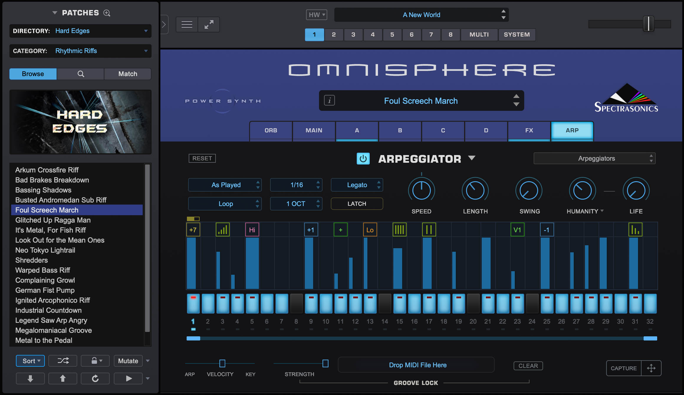Spectrasonics Omnisphere 3 - Virtuellen Instrumente Soundbank - Variation 8