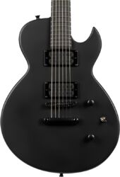 E-gitarre aus metall Spira guitars L-400 MBK - satin black