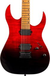 E-gitarre aus metall Spira guitars S-450 TRD - Trans Red/Black