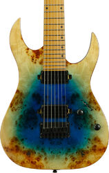 Bariton e-gitarre Spira guitars S-507 PBS E Ltd (7-String, Baritone) - Fireburst