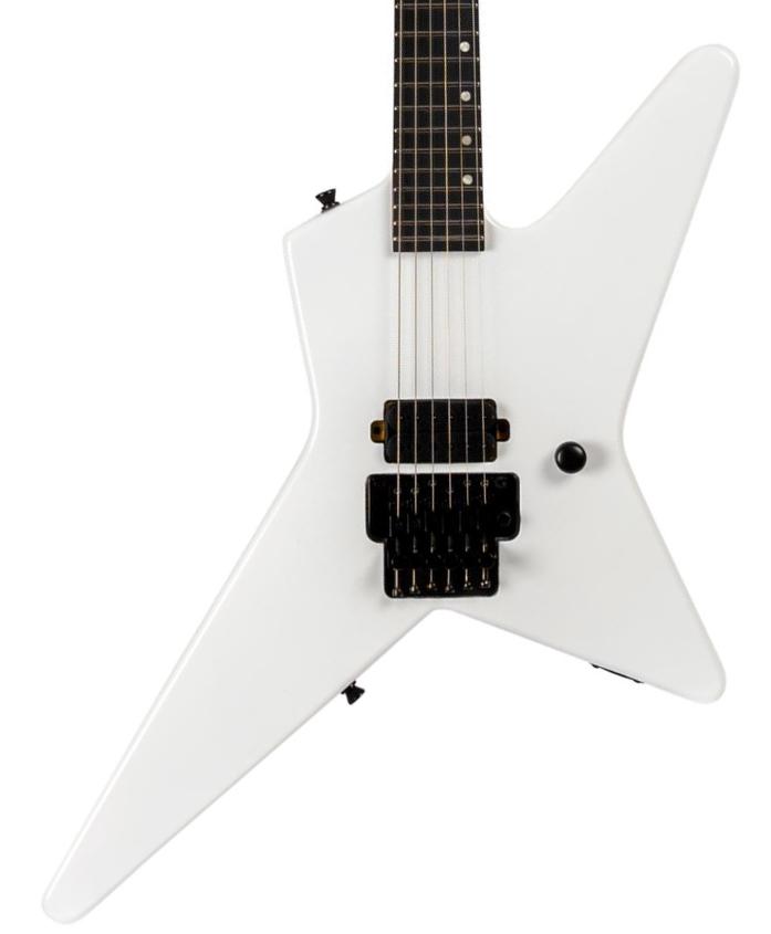 E-gitarre aus metall Spira guitars SR-420 WH - White satin
