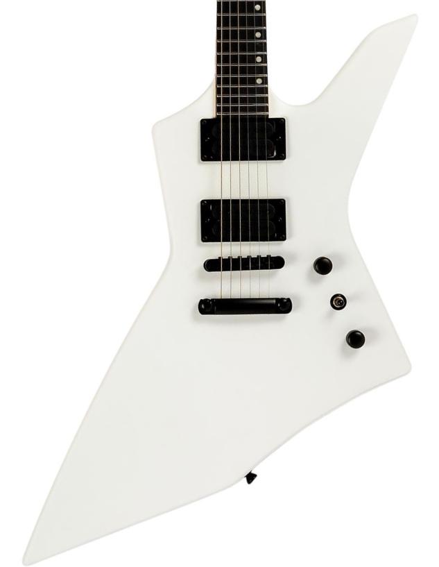 E-gitarre aus metall Spira guitars X-400 MWH - satin white