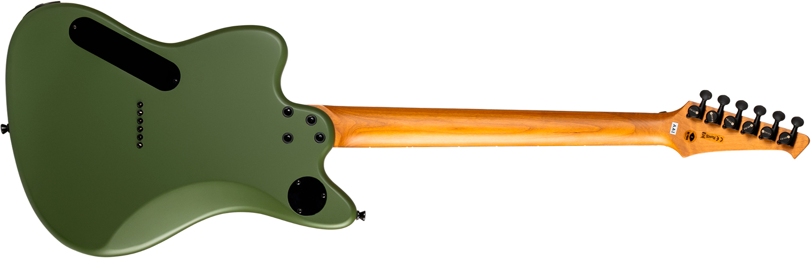 Spira Guitars J400 Mgr 2h Ht Rw - Green Satin - Double Cut E-Gitarre - Variation 1