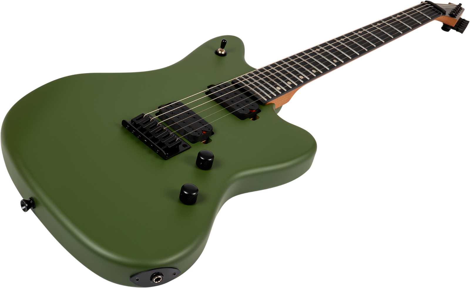 Spira Guitars J400 Mgr 2h Ht Rw - Green Satin - Double Cut E-Gitarre - Variation 2