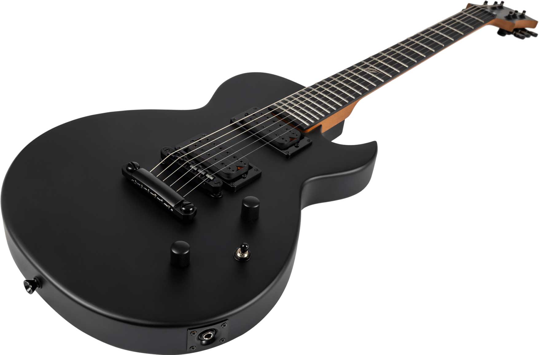 Spira Guitars L400 Mbk 2h Ht Eb - Satin Black - E-Gitarre aus Metall - Variation 2