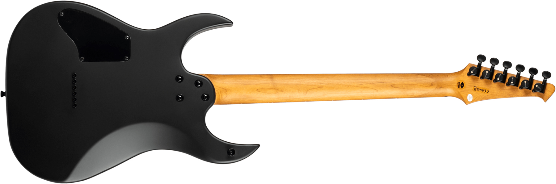 Spira Guitars S400 Mbk Lh Gaucher 2h Ht Eb - Satin Black - E-Gitarre für Linkshänder - Variation 1