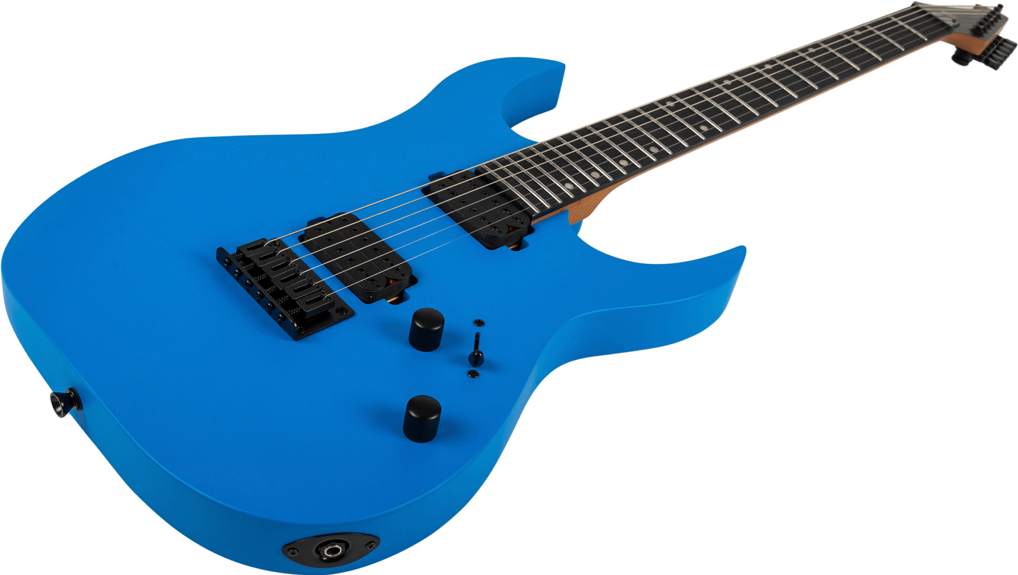 Spira Guitars S400 Mbl 2h Ht Eb - Blue Satin - E-Gitarre aus Metall - Variation 2