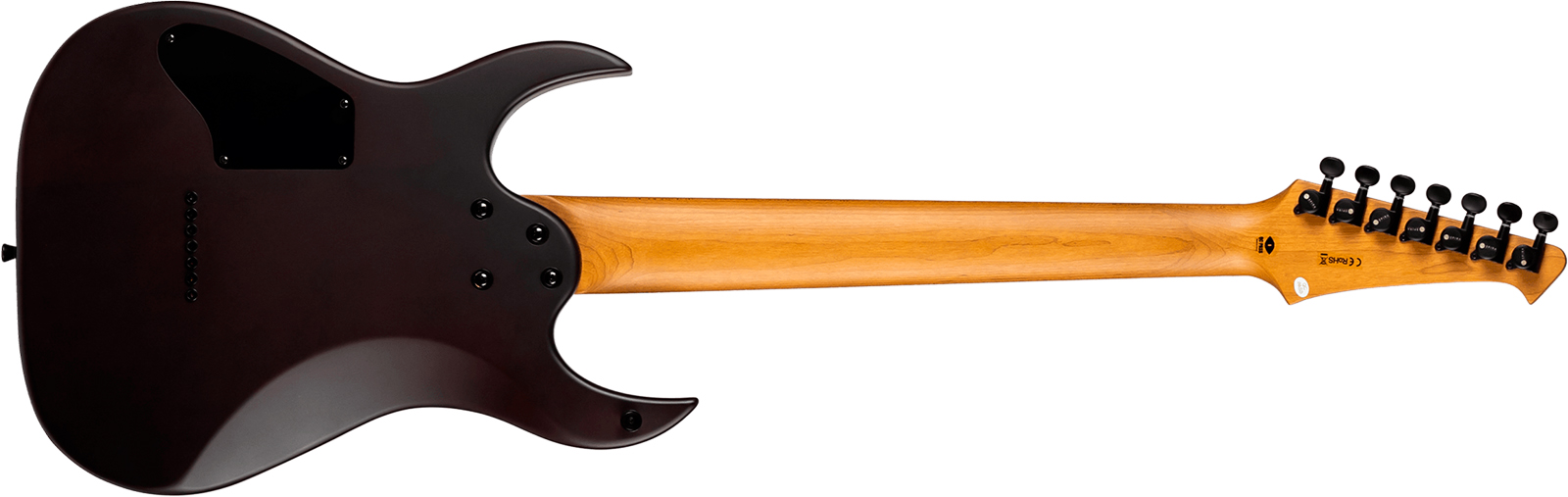 Spira Guitars S407 Mwr 7c Baryton 2h Ht Eb - Wine Red Satin - Bariton E-Gitarre - Variation 1