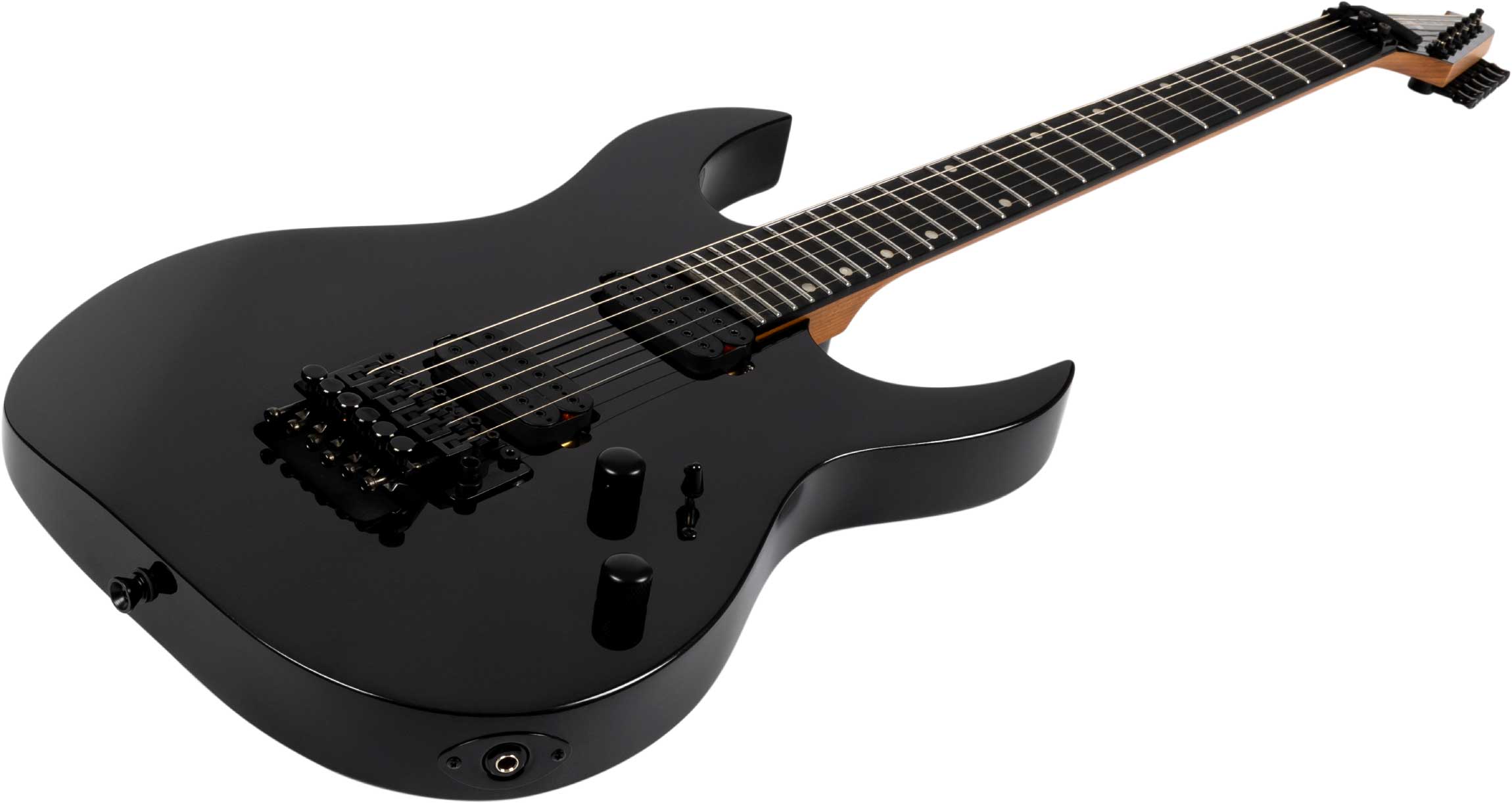 Spira Guitars S420 Bk 2h Fr Eb - Black - E-Gitarre in Str-Form - Variation 2