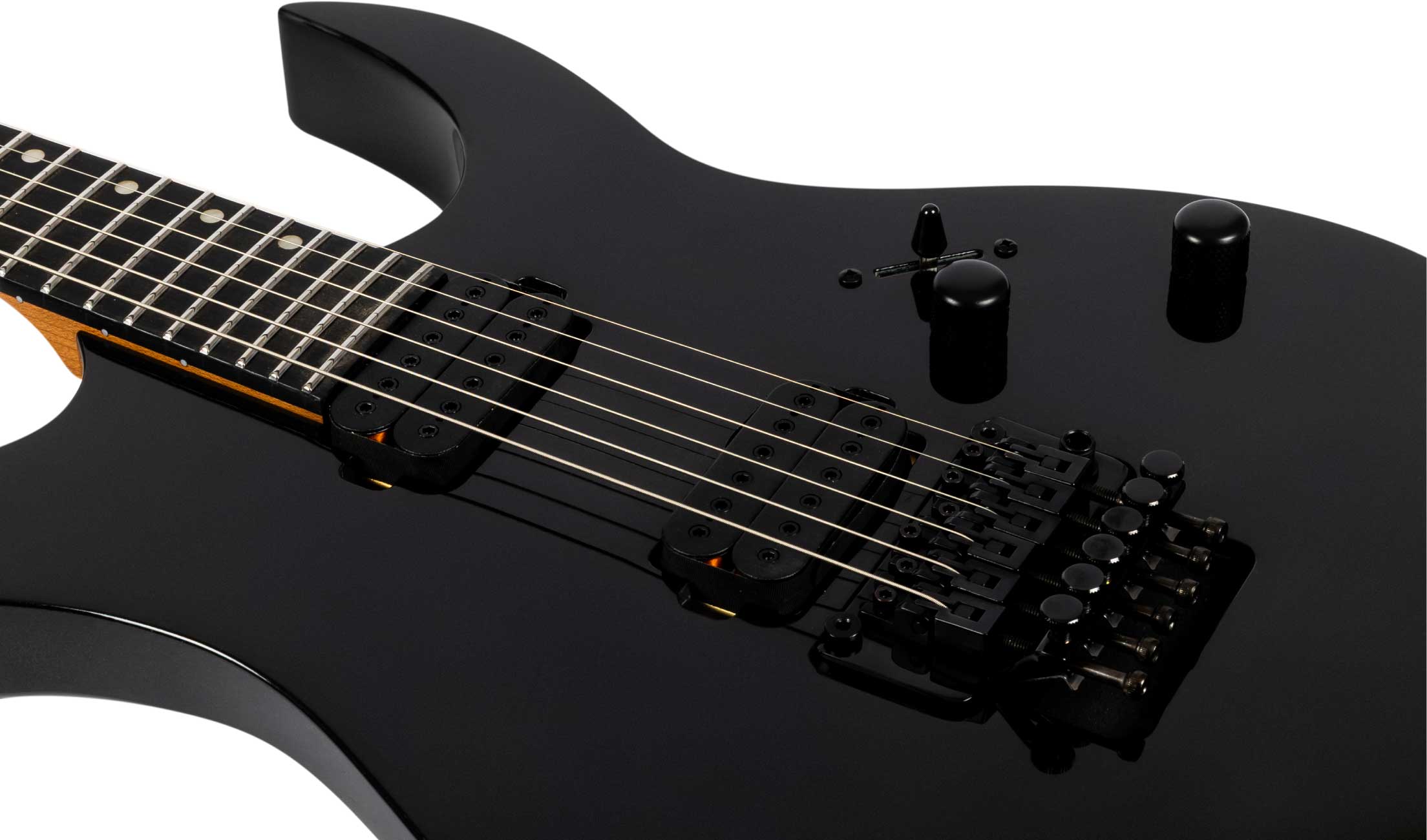 Spira Guitars S420 Bk 2h Fr Eb - Black - E-Gitarre in Str-Form - Variation 3