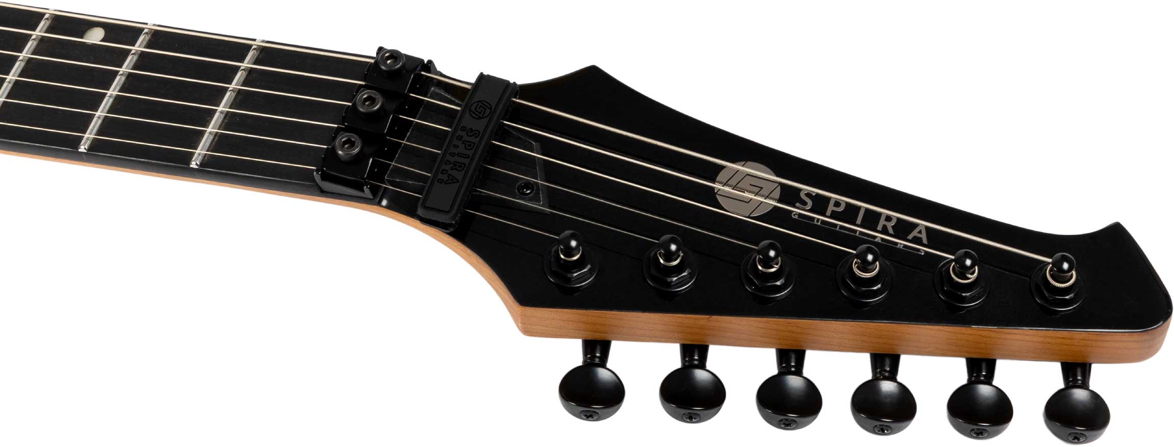 Spira Guitars S420 Bk 2h Fr Eb - Black - E-Gitarre in Str-Form - Variation 4