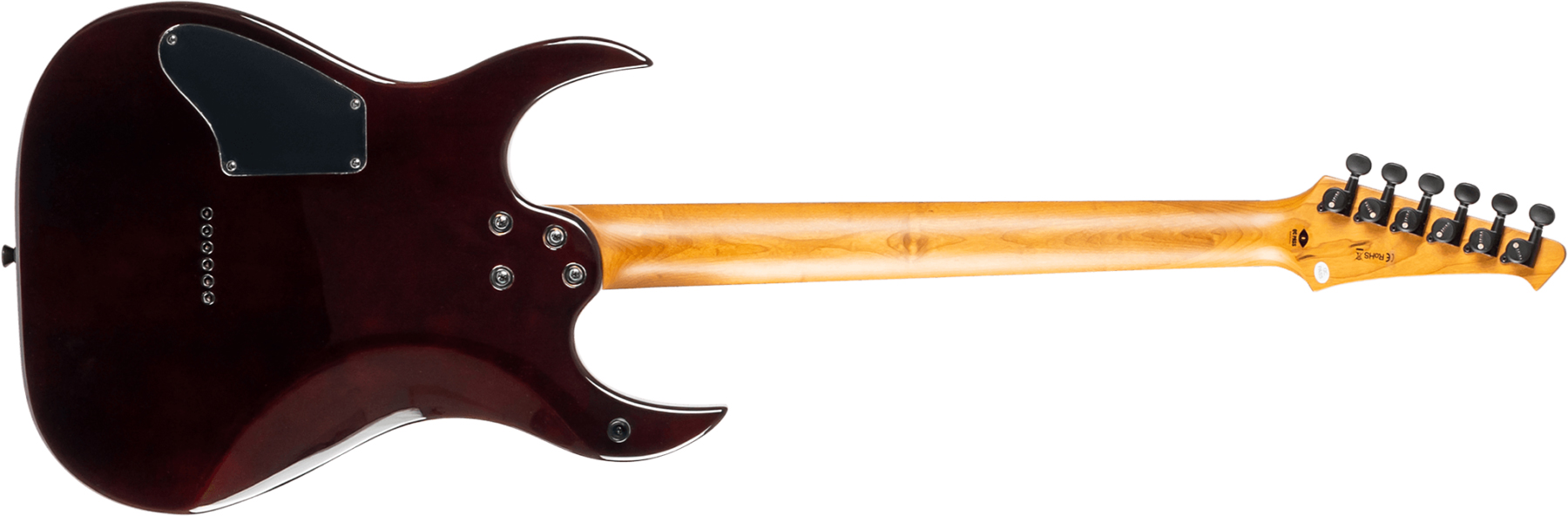 Spira Guitars S450 Tpp 2h Ht Mn - Transparent Violet - E-Gitarre aus Metall - Variation 1