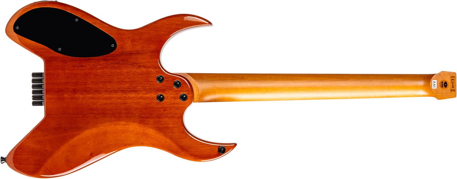 Spira Guitars S500 Gbr Headless 2h Ht Mn - Green & Blue - Double Cut E-Gitarre - Variation 1