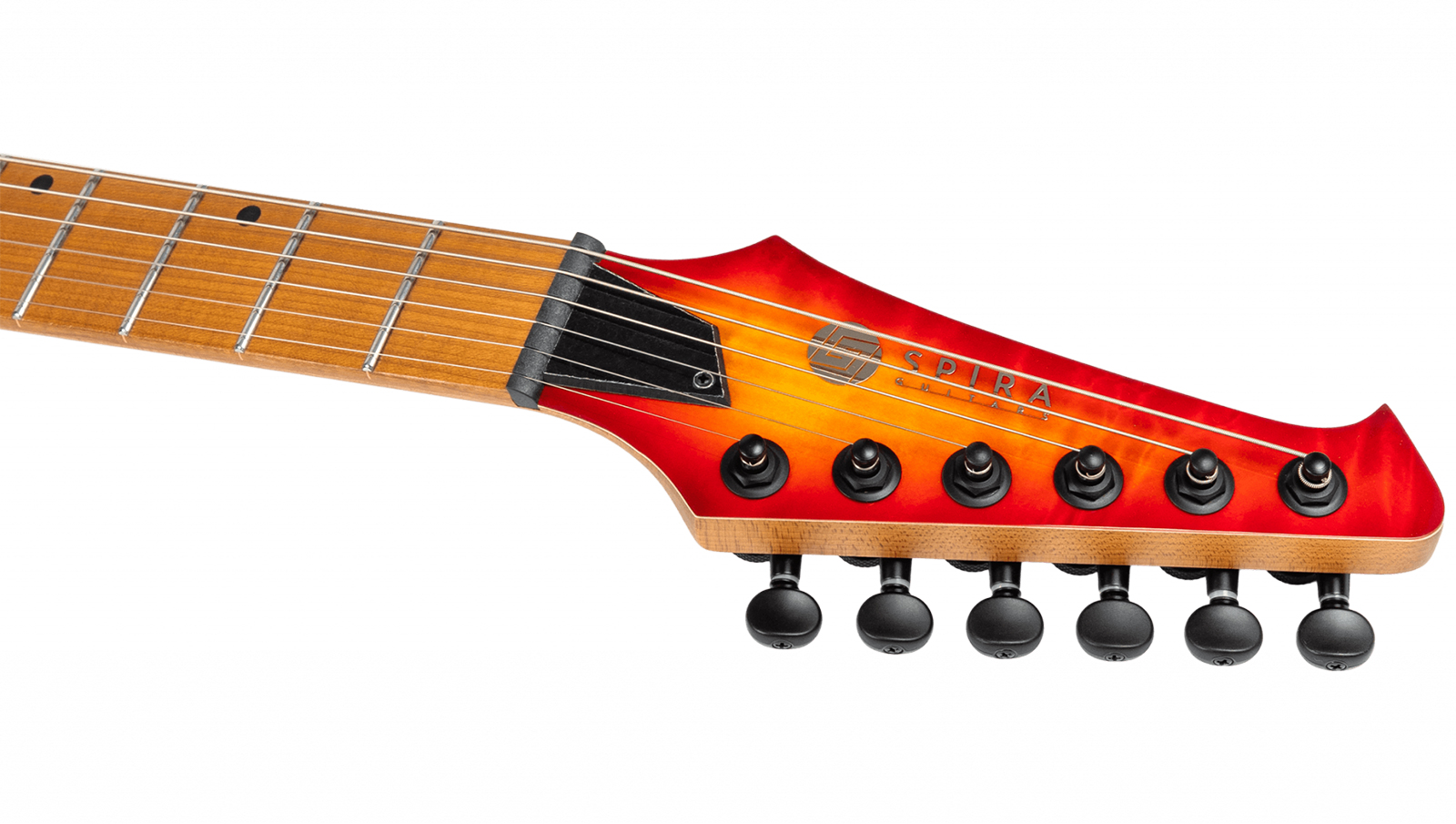 Spira Guitars S500 Qfb 2h Ht Mn - Fireburst - E-Gitarre in Str-Form - Variation 3