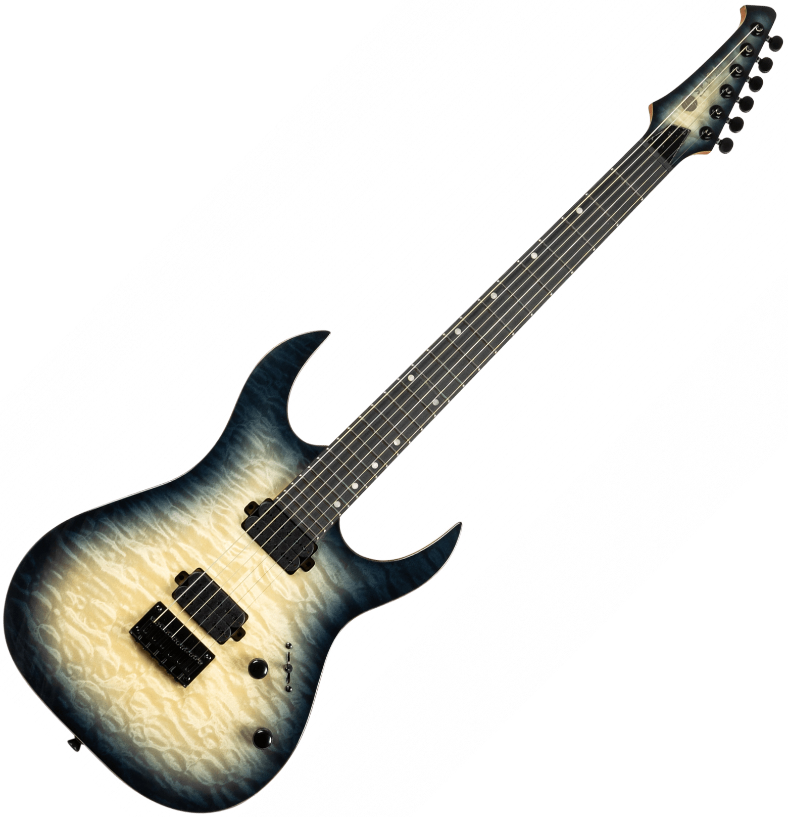 Spira Guitars S500q Gye E 2h Ht Eb - Trans Grey - E-Gitarre aus Metall - Variation 1