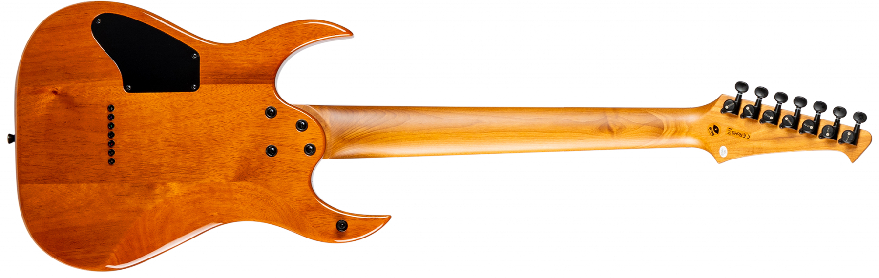 Spira Guitars S507 Qfb 7c Baritone 2h Ht Mn - Fireburst - Bariton E-Gitarre - Variation 1