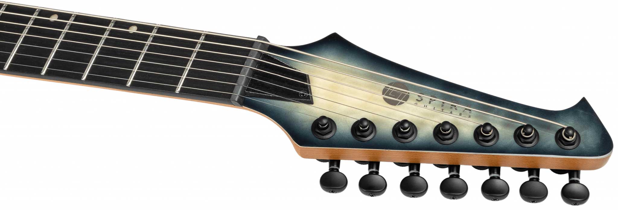 Spira Guitars S507 Qgy E 7c Baritone 2h Ht Eb - Trans Grey - 7-saitige E-Gitarre - Variation 5