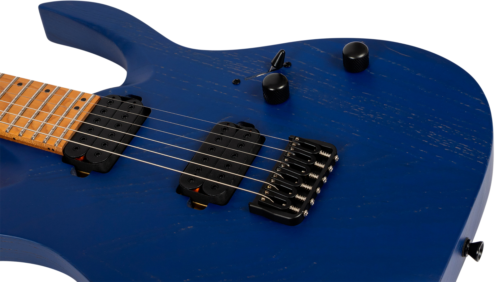 Spira Guitars S600 Abl 2h Ht Eb - Stained Blue - E-Gitarre in Str-Form - Variation 3