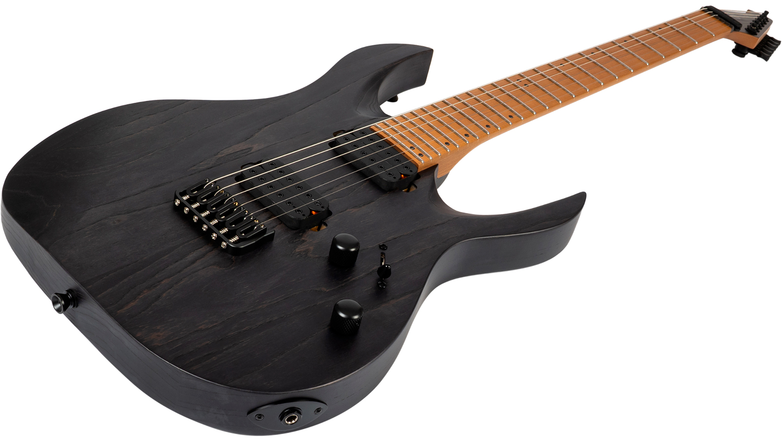 Spira Guitars S600 Agy 2h Ht Eb - Stained Dark Grey - E-Gitarre in Str-Form - Variation 2