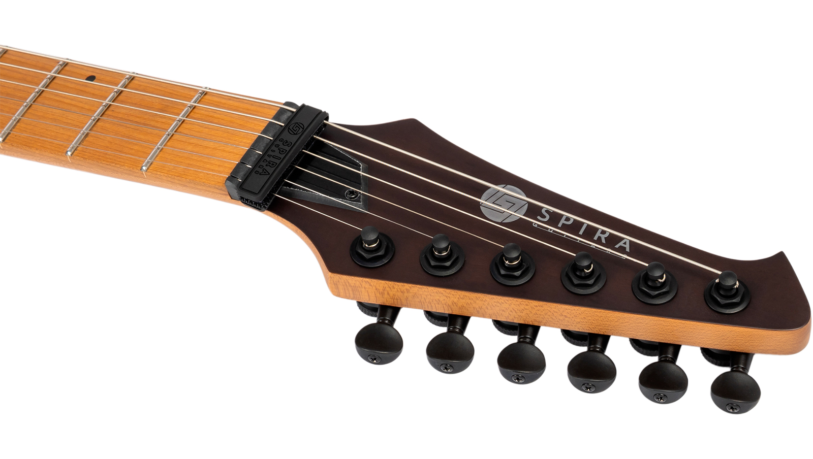 Spira Guitars S600 Agy 2h Ht Eb - Stained Dark Grey - E-Gitarre in Str-Form - Variation 4