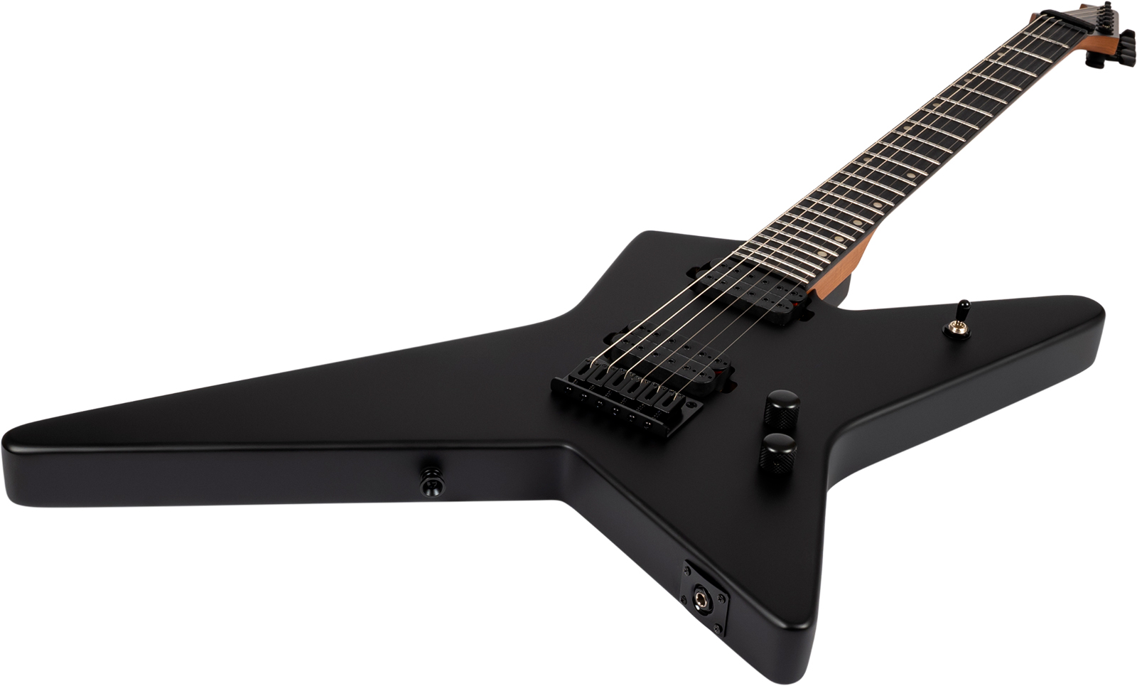 Spira Guitars Sr400 Mbk 2h Ht Eb - Black Satin - E-Gitarre aus Metall - Variation 2