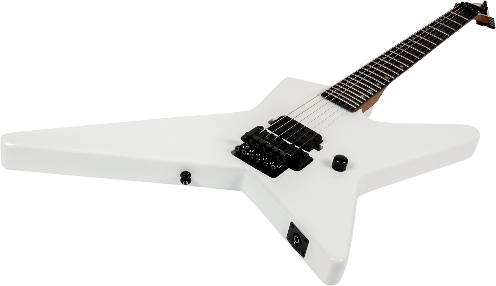 Spira Guitars Sr420 Wh 1h Fr Eb - White Satin - E-Gitarre aus Metall - Variation 2