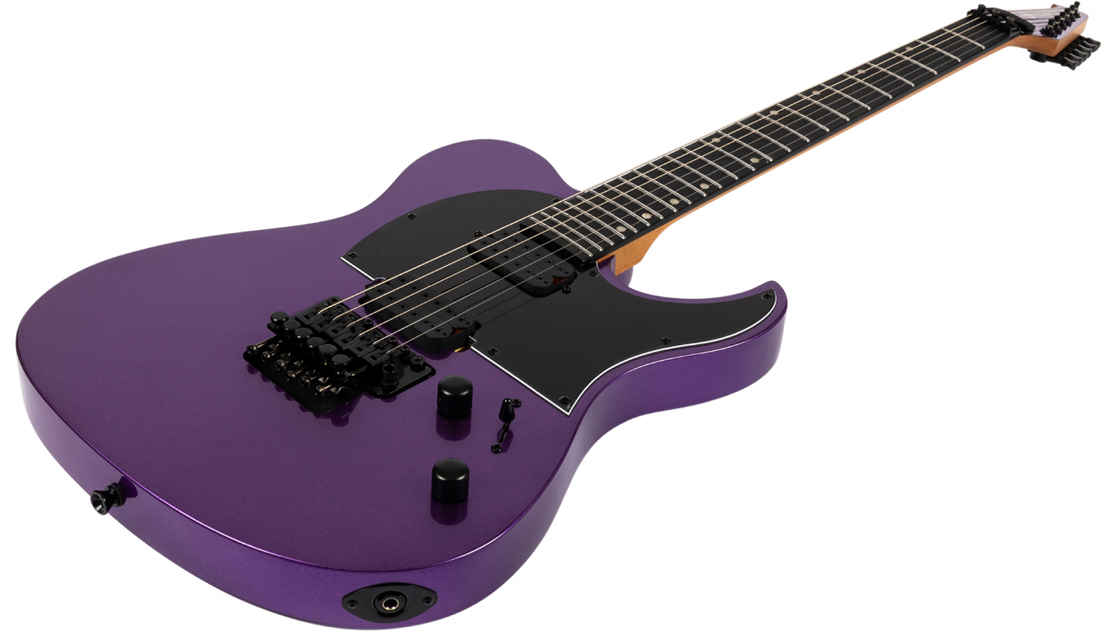 Spira Guitars T420 Pp 2h Fr Eb - Metallic Purple - E-Gitarre in Teleform - Variation 2