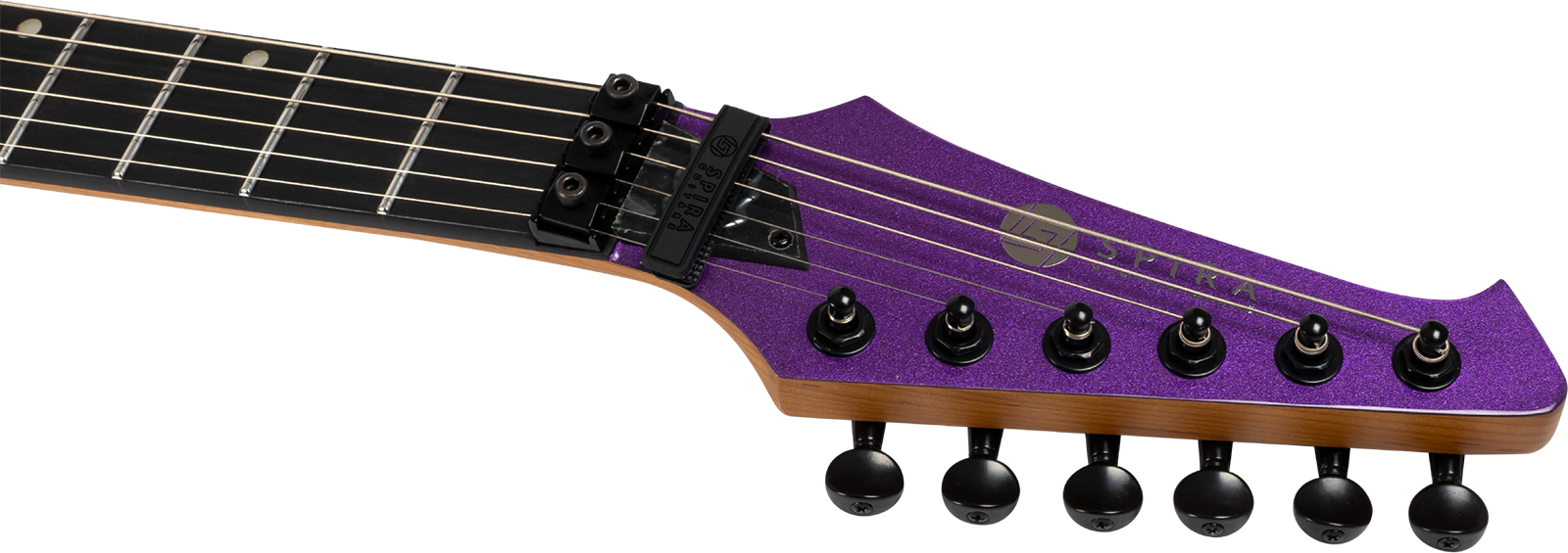 Spira Guitars T420 Pp 2h Fr Eb - Metallic Purple - E-Gitarre in Teleform - Variation 3