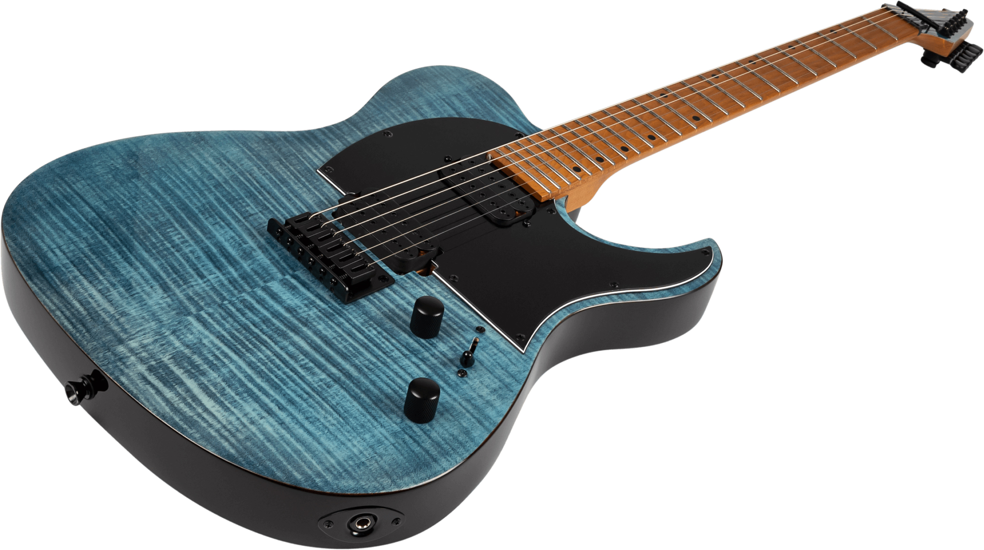 Spira Guitars T450 Tdb 2h Ht Mn - Trans Blue - E-Gitarre in Teleform - Variation 2