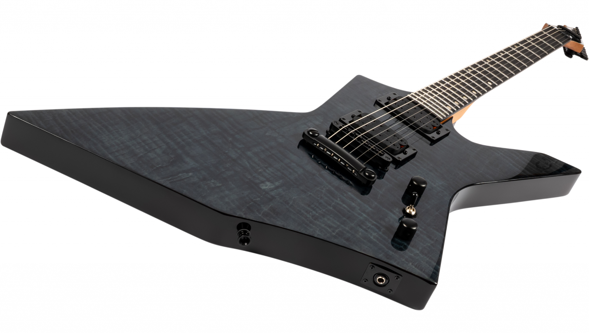 Spira Guitars T500 Tbk E 2h Ht Eb - Trans Black - E-Gitarre aus Metall - Variation 2
