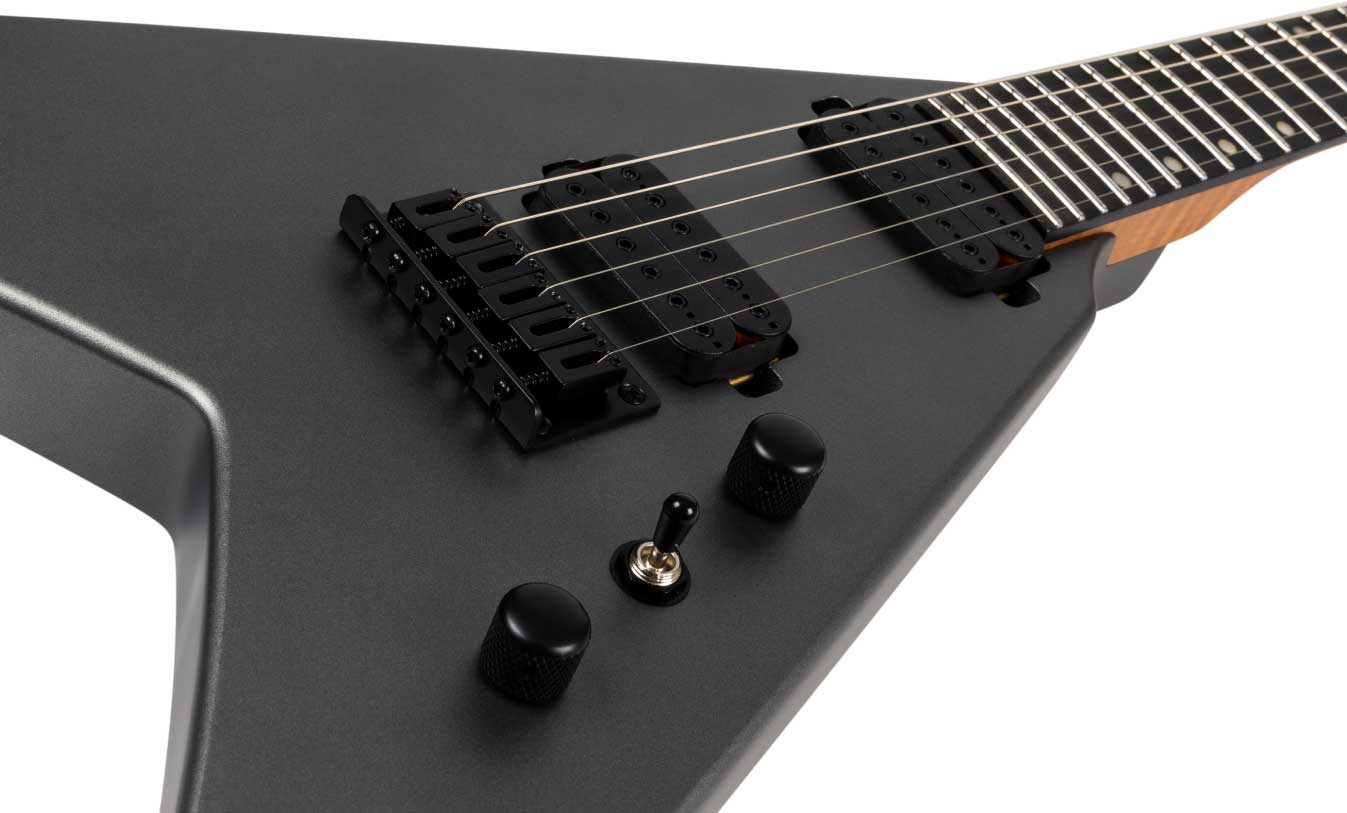 Spira Guitars V400 Msl 2h Ht Eb - Satin Silver - E-Gitarre aus Metall - Variation 2