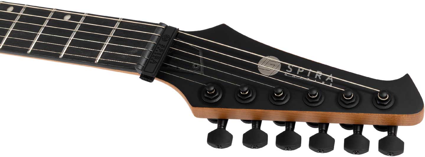 Spira Guitars V400 Msl 2h Ht Eb - Satin Silver - E-Gitarre aus Metall - Variation 3