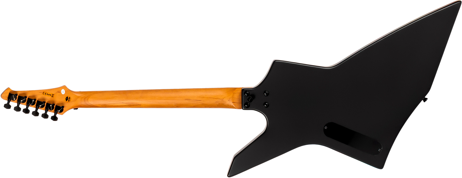 Spira Guitars X400 Mbk 2h Ht Mn - Satin Black - E-Gitarre aus Metall - Variation 1