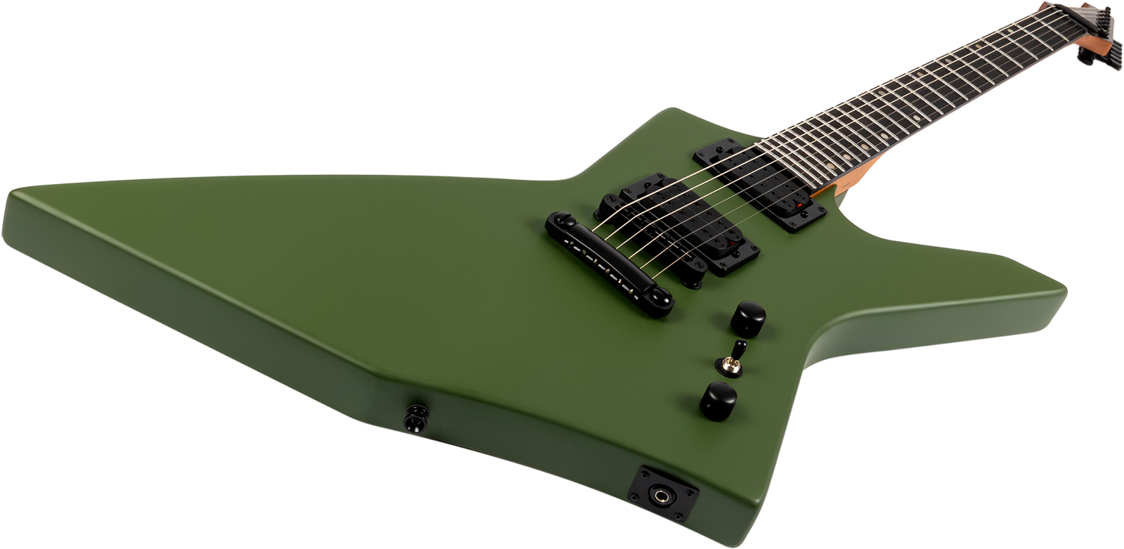 Spira Guitars X400 Mgr 2h Ht Mn - Satin Green - E-Gitarre aus Metall - Variation 2