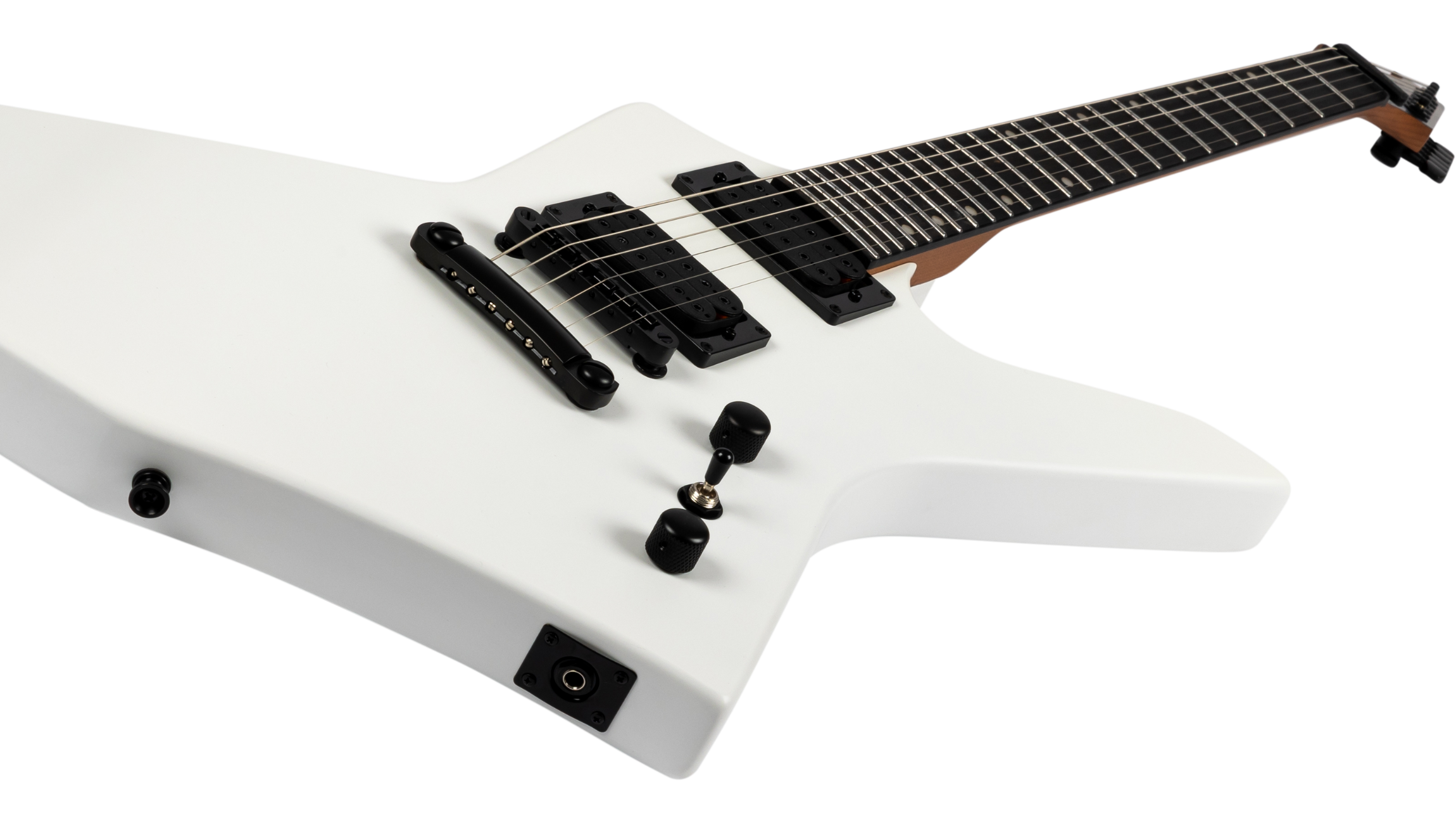 Spira Guitars X400 Mwh 2h Ht Mn - Satin White - E-Gitarre aus Metall - Variation 3