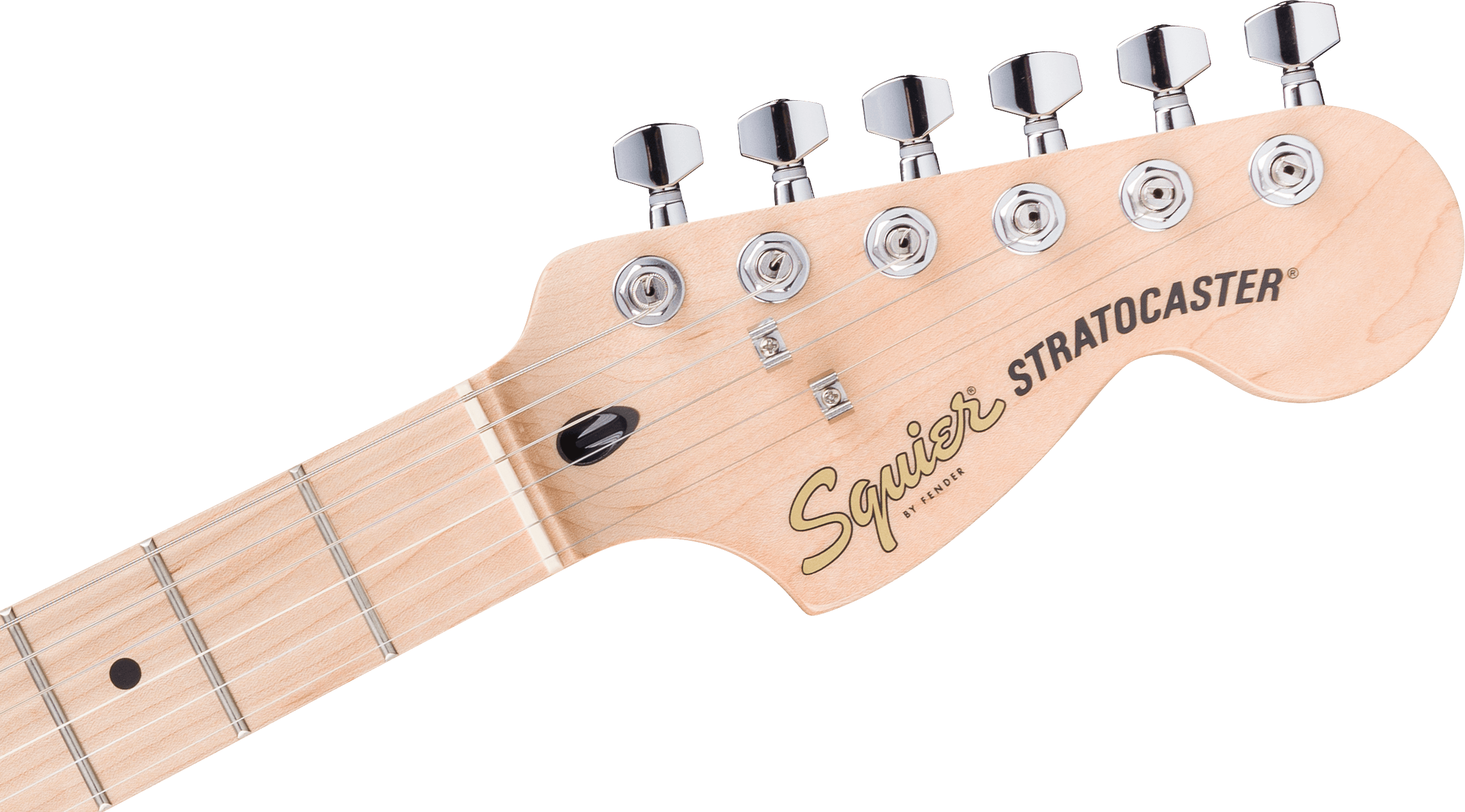Squier Affinity Strat Junior Ltd Hss Trem Mn - Pearl White - E-Gitarre in Str-Form - Variation 2