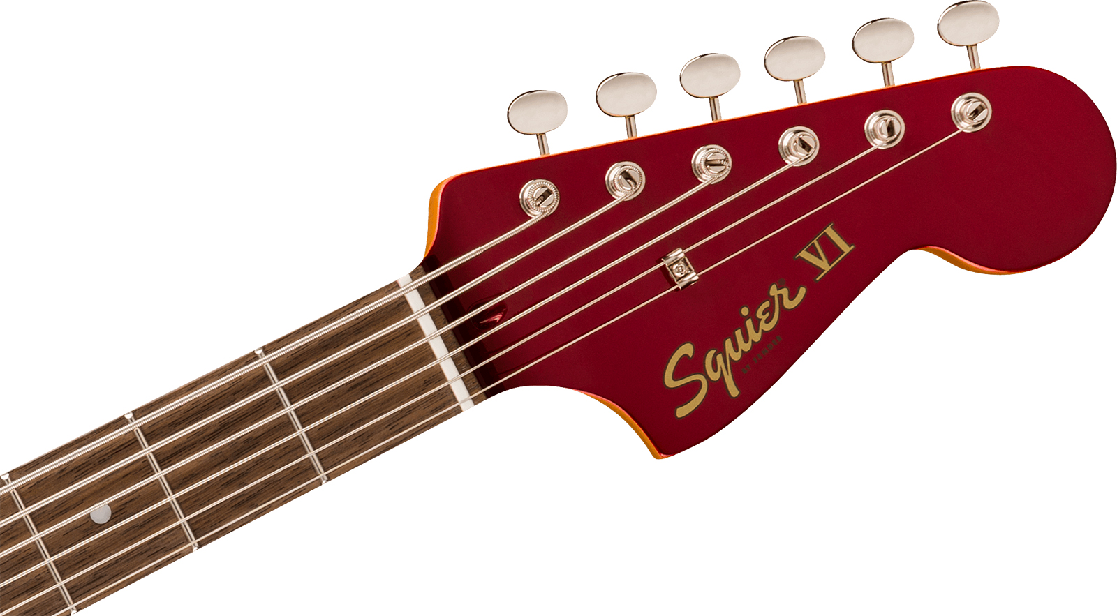 Squier Bass Vi Classic Vibe Ltd 3s Trem Lau - Candy Apple Red W/ Matching Headstock - Solidbody E-bass - Variation 2